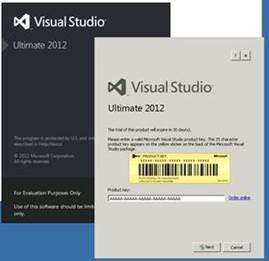 Please enter a valid Microsoft Visual Studio Product Key