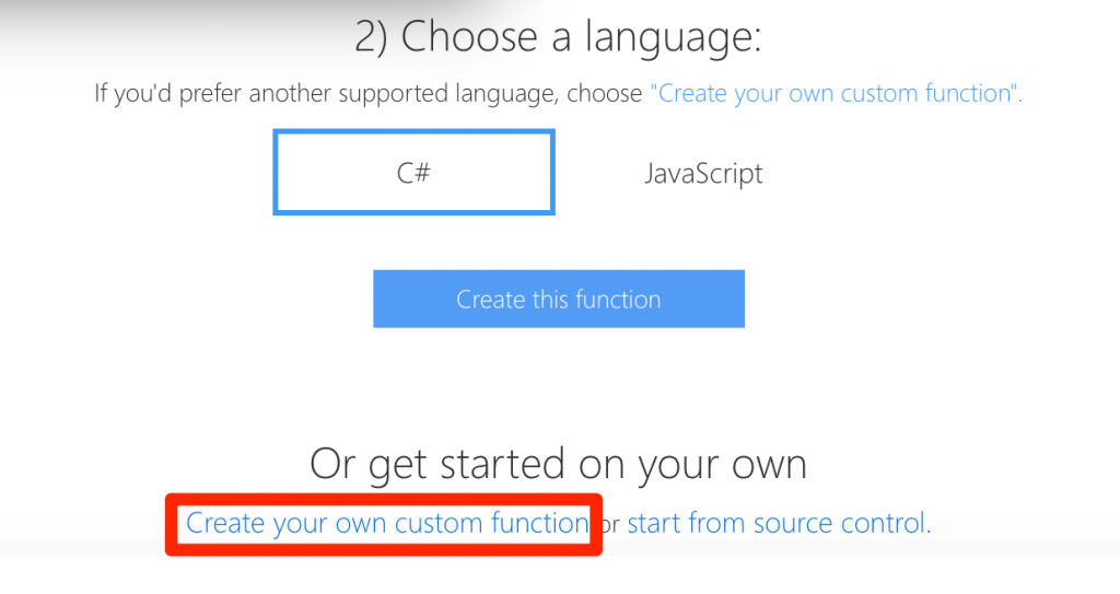 Create your own custom function